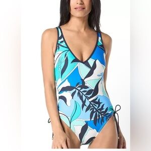 Coco Reef Shapewear one piece swimsuit Sz 10/34C NWT , 016